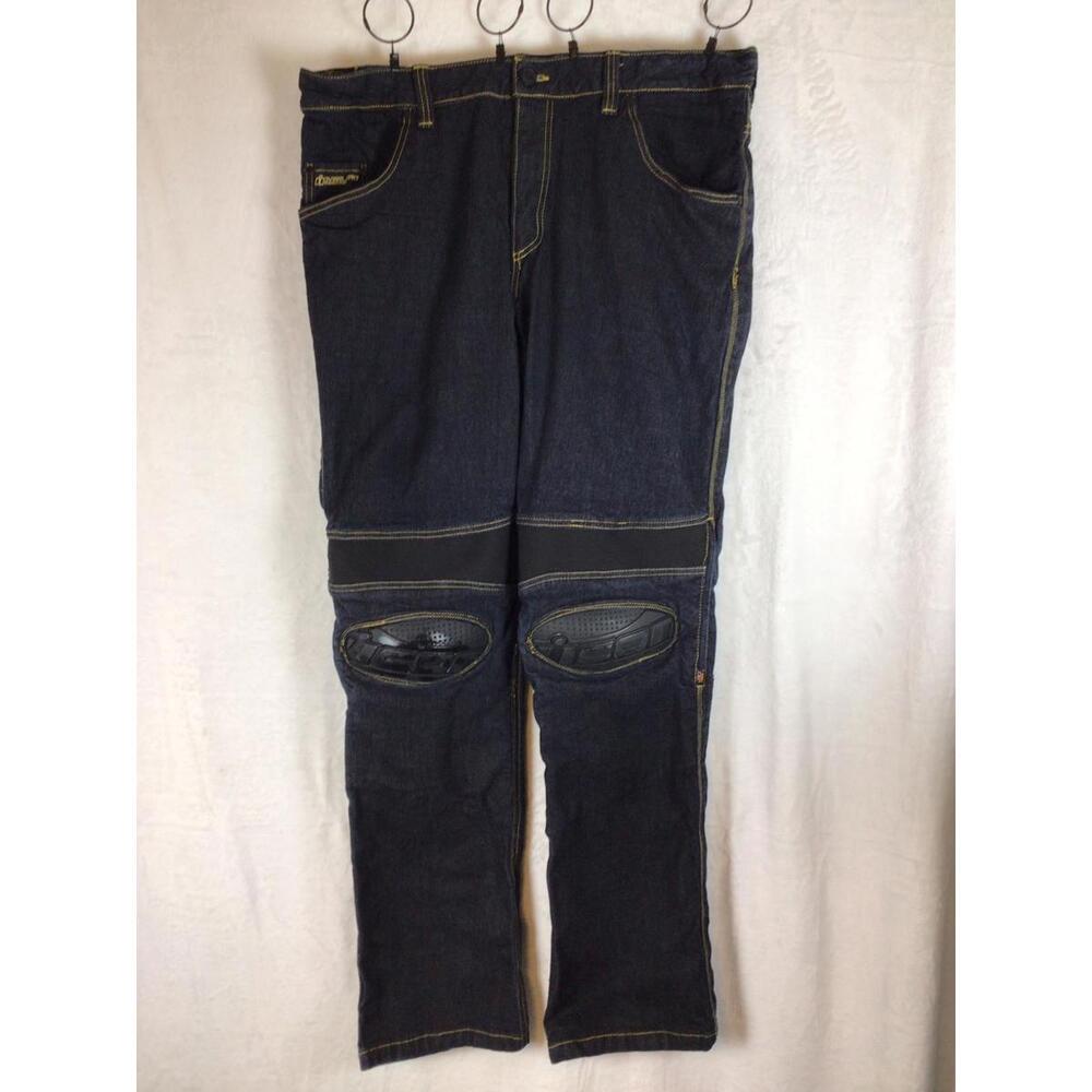 ICON Overcord Motorcycle Riding Jeans Men's Waist 44 Armored Kevlar Denim